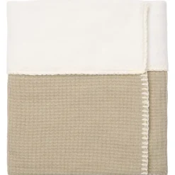 Koeka Bedtextiel * Wiegdeken Malaga Cotton Fleece Sage Groen