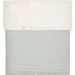 Koeka Bedtextiel * Wiegdeken Wafel Teddy Oslo Ocean Air Blauw