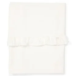 Koeka Bedtextiel * Wieglaken Ruffle Wit