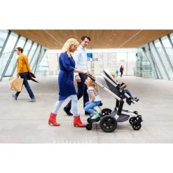 Lascal Meerijdplankjes|Alle Accessoires * Buggy Board Maxi+ Zwart met Grijs Zadel