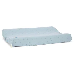Little Dutch Waskussenhoezen * Aankleedkussenhoes Pure Denim Blue Blauw