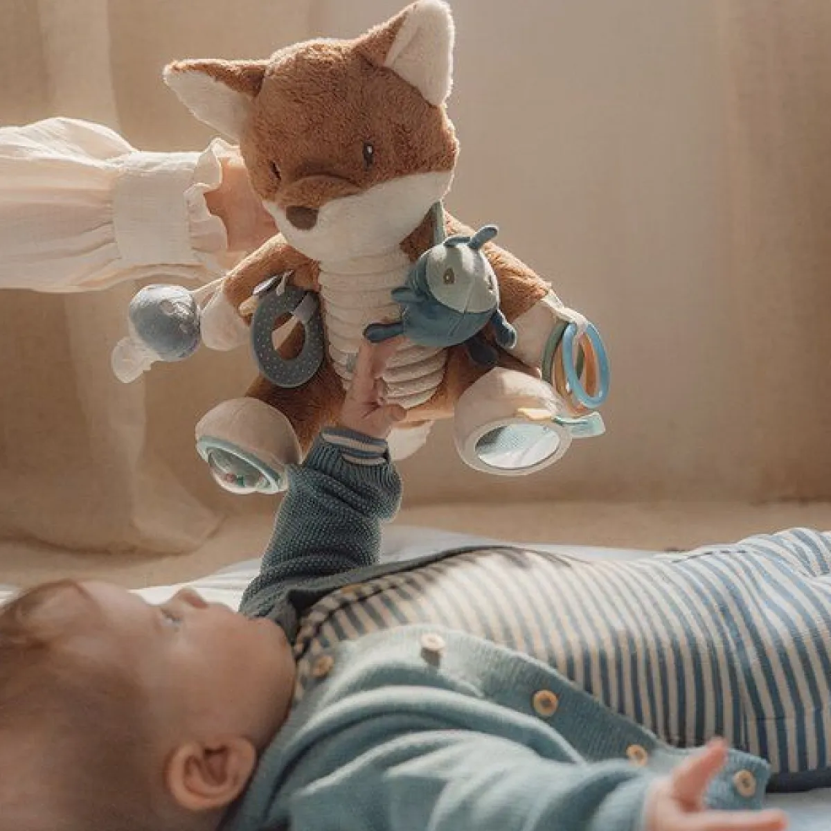 Little Dutch Overig|Knuffels * Activiteitenknuffel Vos Forest Friends Bruin