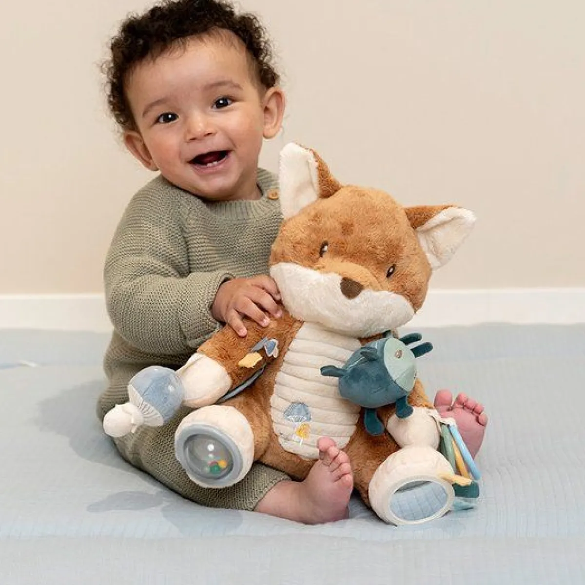 Little Dutch Overig|Knuffels * Activiteitenknuffel Vos Forest Friends Bruin