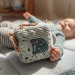 Little Dutch Houten Speelgoed|Overig * Activiteitenkubus Forest Friends Blauw