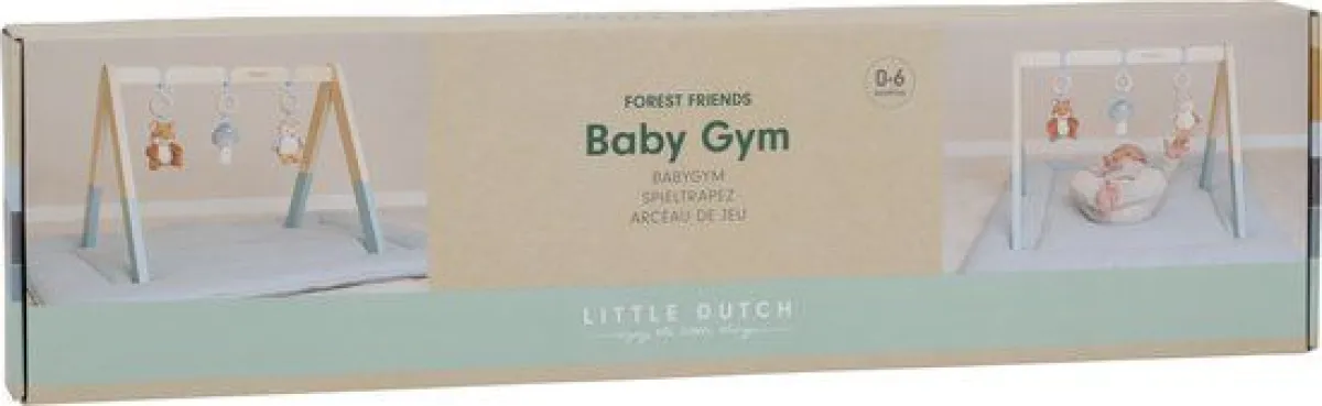 Little Dutch Houten Speelgoed * Babygym Forest Friends Blauw