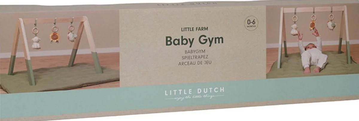 Little Dutch Houten Speelgoed * Babygym Little Farm Groen