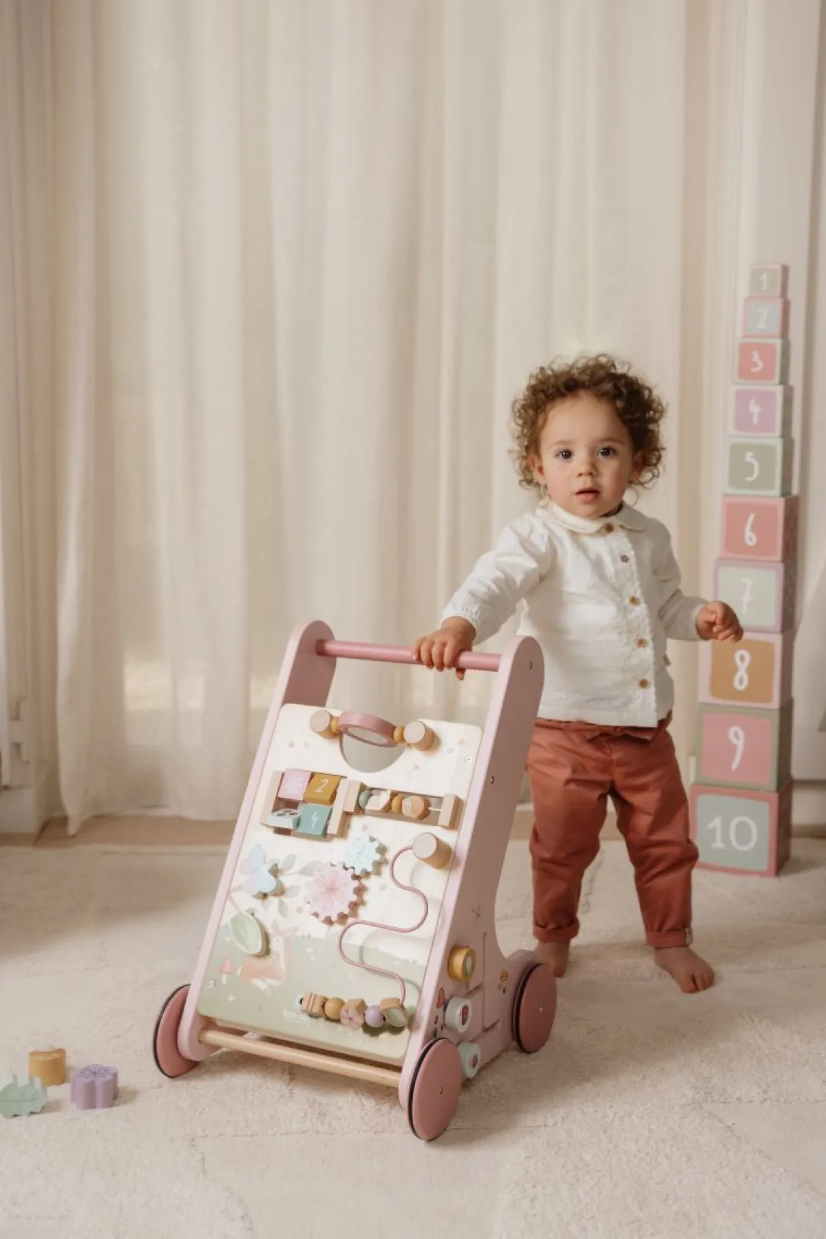 Little Dutch Houten Speelgoed|Overig * Babywalker Fairy Garden FSC Roze