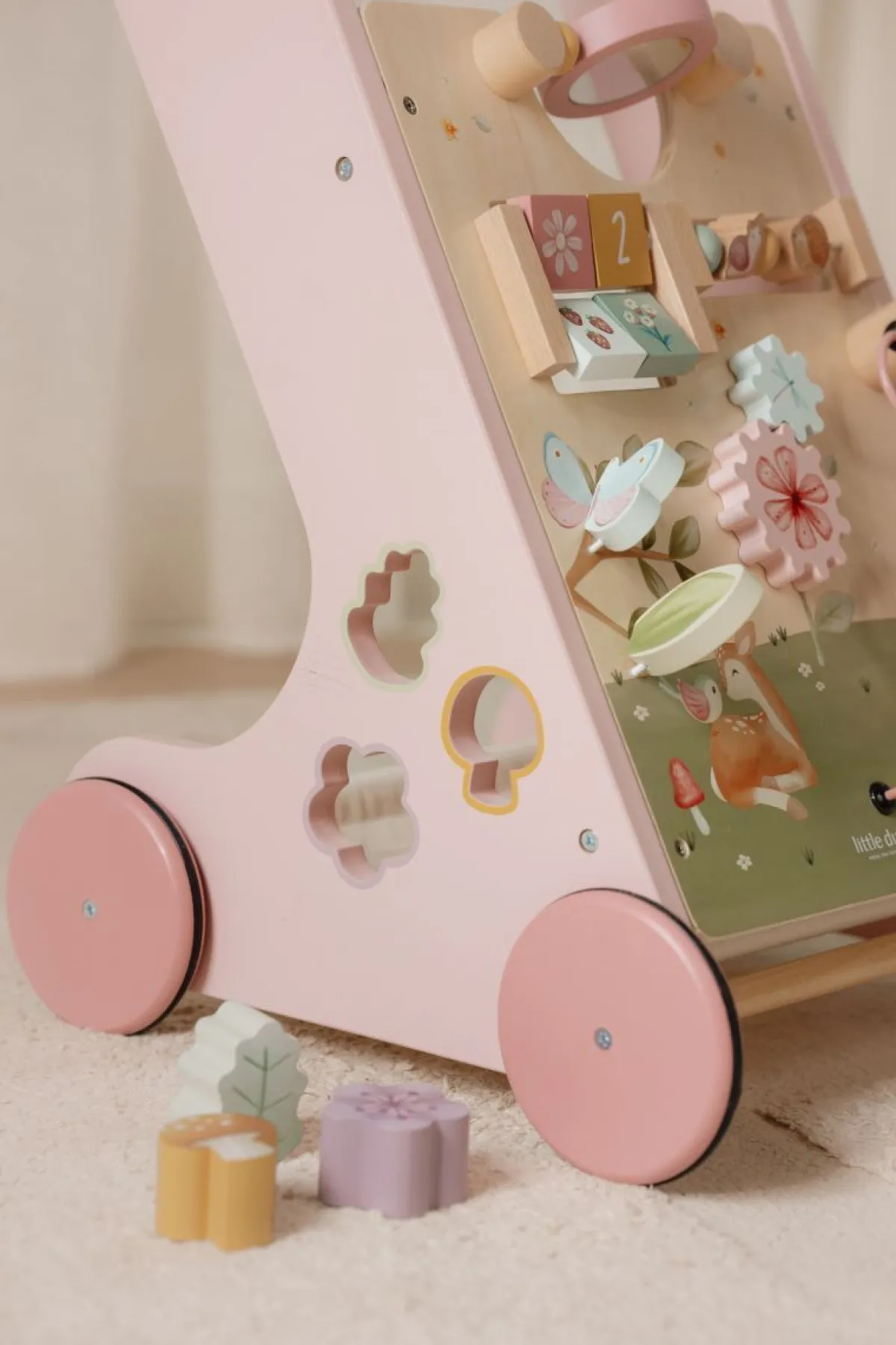 Little Dutch Houten Speelgoed|Overig * Babywalker Fairy Garden FSC Roze