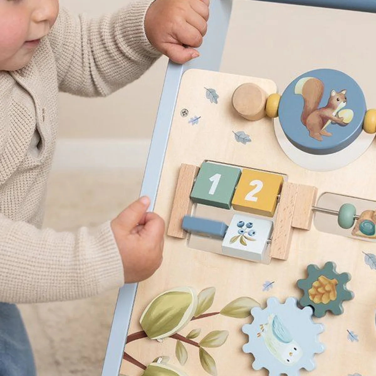Little Dutch Houten Speelgoed|Overig * Babywalker Forest Friends FSC Blauw