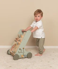 Little Dutch Loopstoelen|Houten Speelgoed * Babywalker Little Farm Multicolor