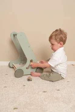 Little Dutch Loopstoelen|Houten Speelgoed * Babywalker Little Farm Multicolor