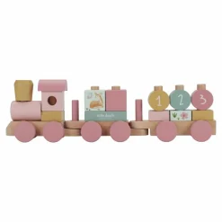 Little Dutch Houten Speelgoed * Blokkentrein Fairy Garden FSC Roze