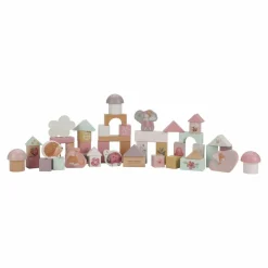 Little Dutch Houten Speelgoed|Overig * Bouwblokken Fairy Garden FSC Multicolor