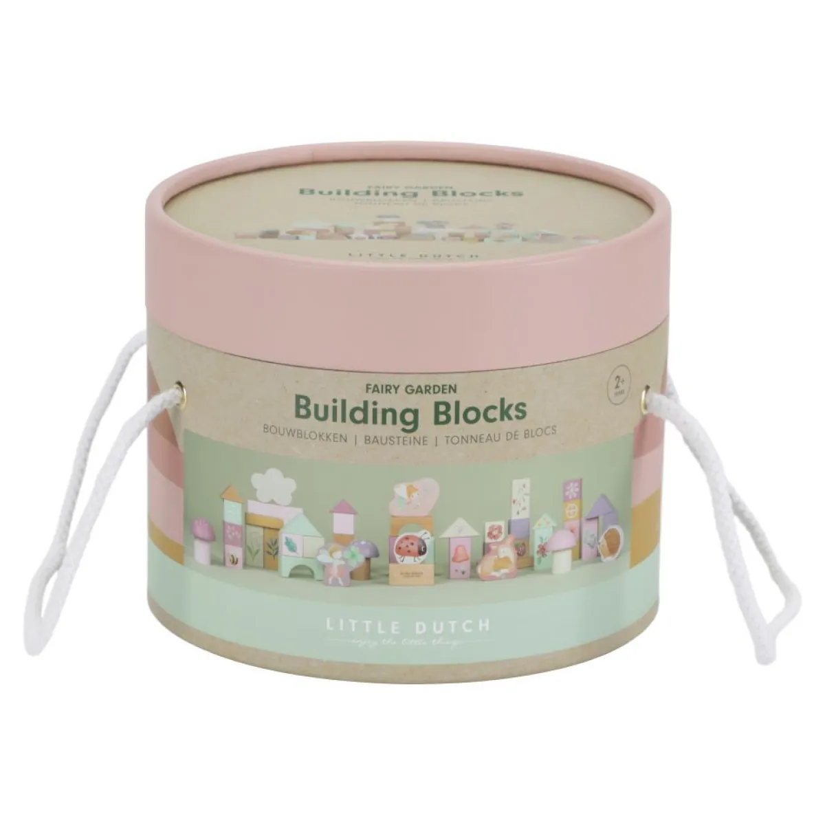 Little Dutch Houten Speelgoed|Overig * Bouwblokken Fairy Garden FSC Multicolor