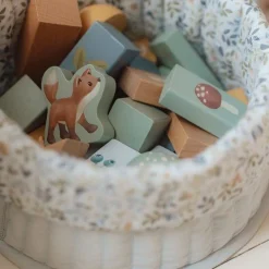 Little Dutch Houten Speelgoed|Overig * Bouwblokken Forest Friends FSC Multicolor