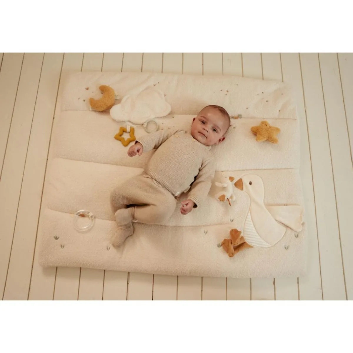 Little Dutch Boxkleden * Boxkleed Newborn Naturals Beige
