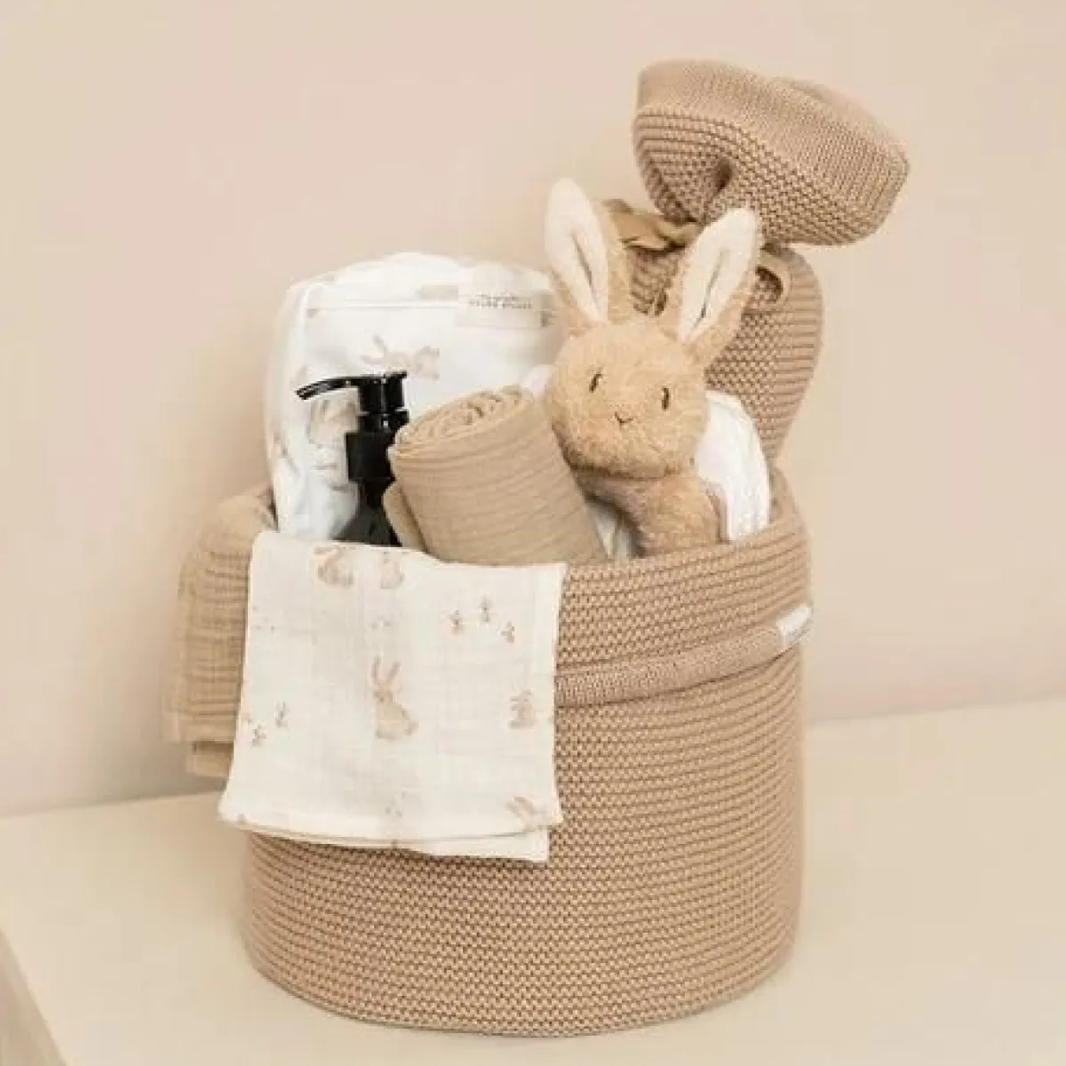 Little Dutch Manden * Commodemandje Rond Gebreid Beige