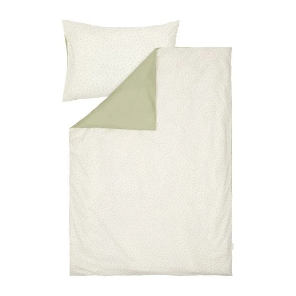 Little Dutch Bedtextiel * Dekbedovertrek Peuter Blueberry Leaves Groen