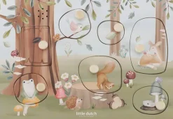 Little Dutch Houten Speelgoed|Overig * Geluidenpuzzel Forest Friends Multicolor