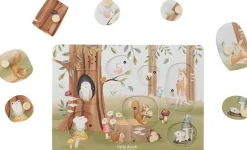 Little Dutch Houten Speelgoed|Overig * Geluidenpuzzel Forest Friends Multicolor