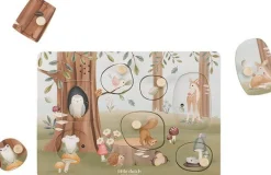 Little Dutch Houten Speelgoed|Overig * Geluidenpuzzel Forest Friends Multicolor