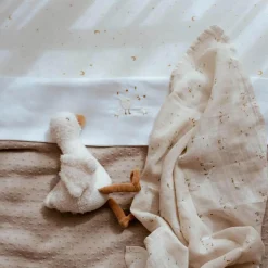 Little Dutch Bedtextiel * Hoeslaken Ledikant Moon & Stars Wit