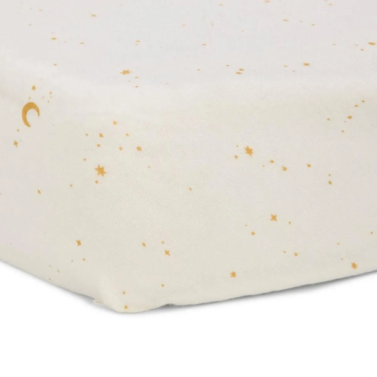Little Dutch Bedtextiel * Hoeslaken Peuterbed Moon & Stars Wit