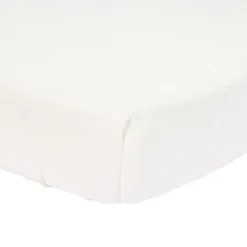 Little Dutch Bedtextiel * Hoeslaken Wieg Soft White Wit