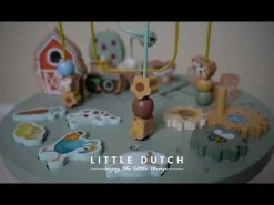 Little Dutch Houten Speelgoed|Overig * Houten Activiteitentafel Little Farm FSC Multicolor