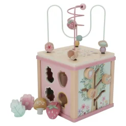 Little Dutch Houten Speelgoed|Overig * Houten Activiteitenkubus Fairy Garden FSC Roze
