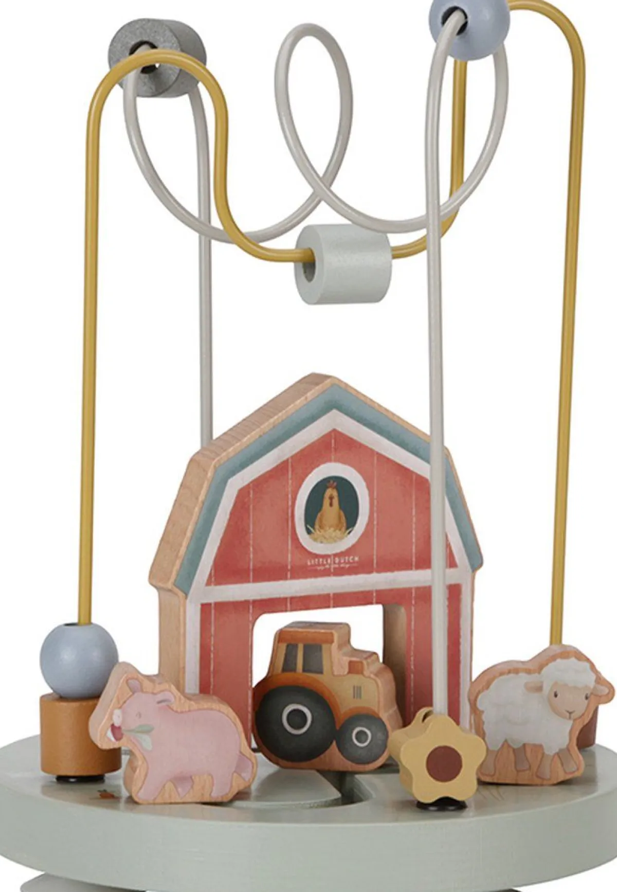 Little Dutch Houten Speelgoed|Overig * Houten Activiteitenspiraal Little Farm FSC