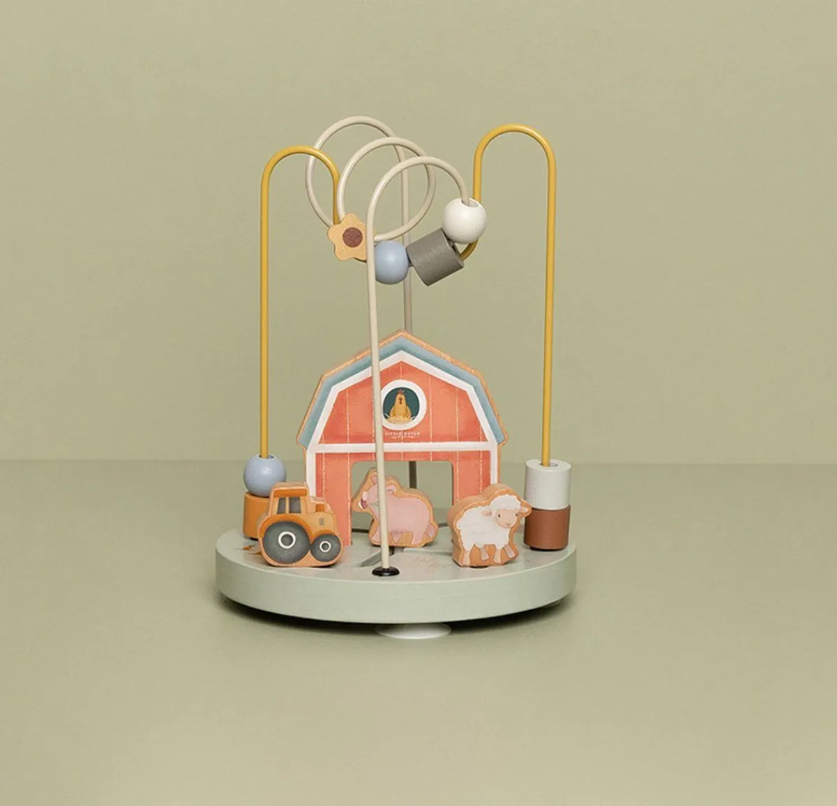 Little Dutch Houten Speelgoed|Overig * Houten Activiteitenspiraal Little Farm FSC