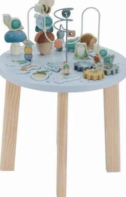 Little Dutch Houten Speelgoed|Overig * Houten Activtiteitentafel Forest Friends FSC Blauw