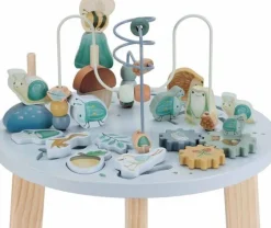 Little Dutch Houten Speelgoed|Overig * Houten Activtiteitentafel Forest Friends FSC Blauw
