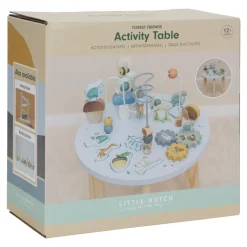 Little Dutch Houten Speelgoed|Overig * Houten Activtiteitentafel Forest Friends FSC Blauw