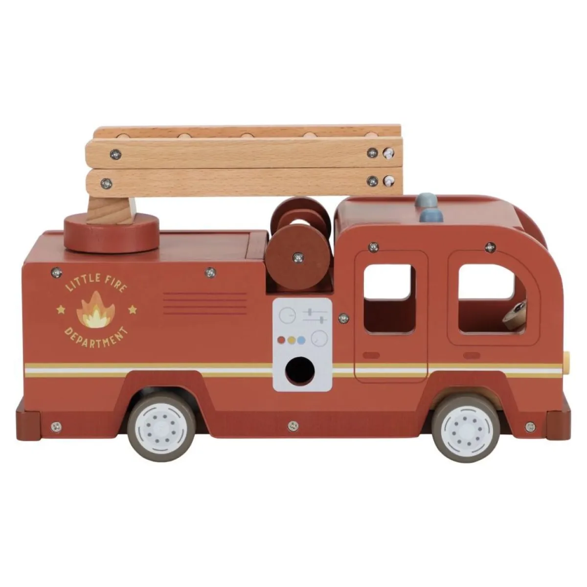 Little Dutch Houten Speelgoed * Houten Brandweerwagenset FSC