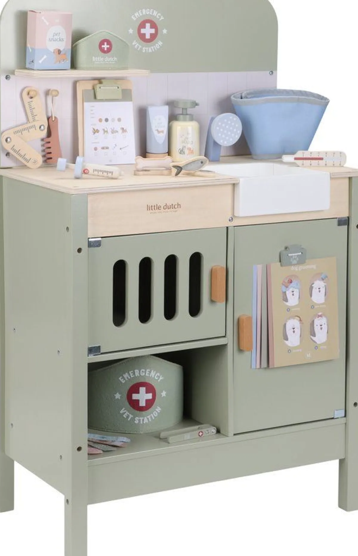 Little Dutch Houten Speelgoed * Houten Dierenartspraktijk FSC
