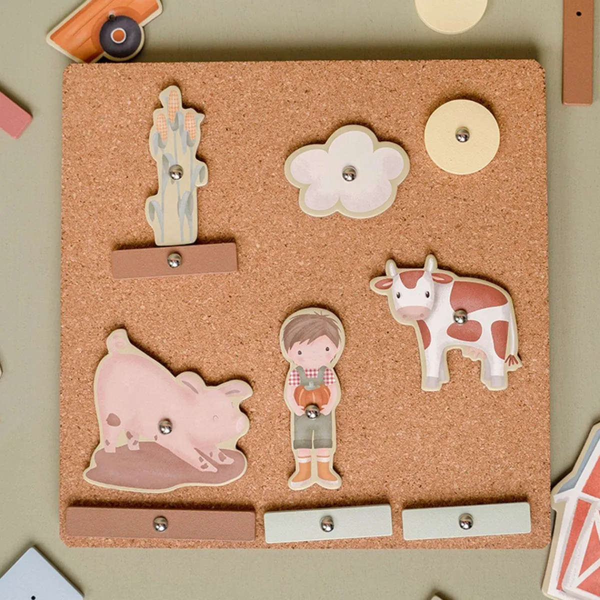 Little Dutch Houten Speelgoed|Overig * Houten Hamertje Tik Little Farm FSC
