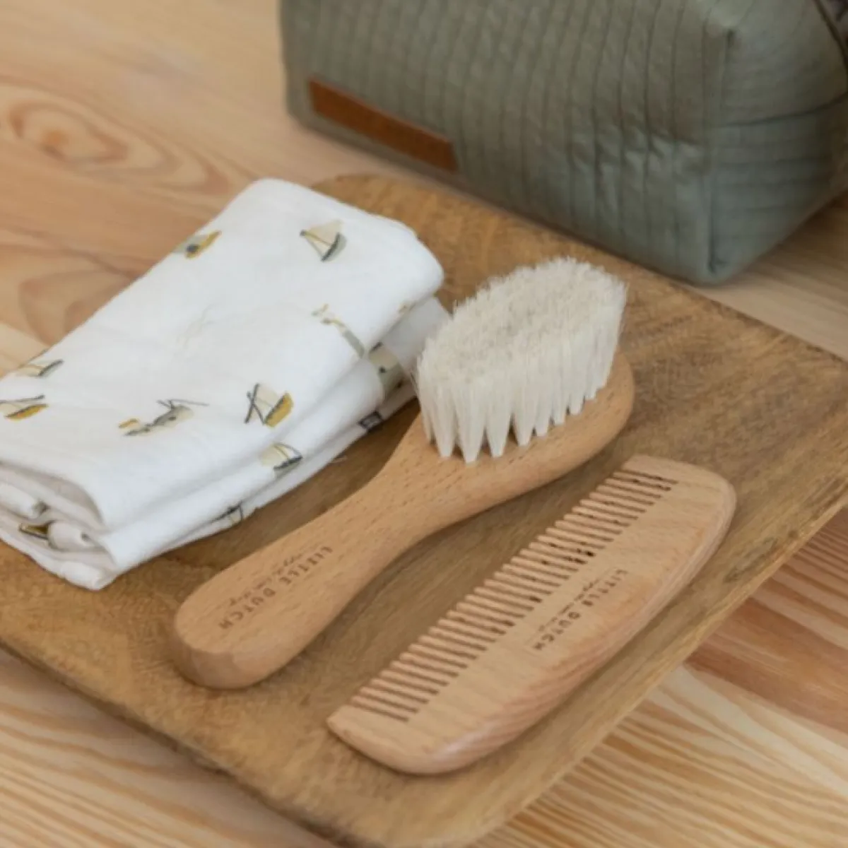 Little Dutch Kapset * Houten Kam en Borstel