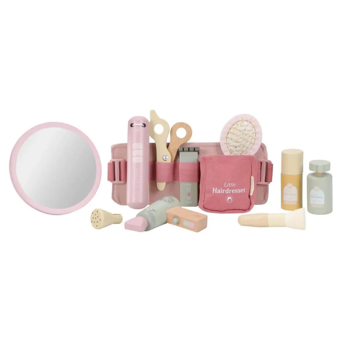 Little Dutch Houten Speelgoed * Houten Kappersset Roze FSC