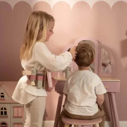 Little Dutch Houten Speelgoed * Houten Kappersset Roze FSC
