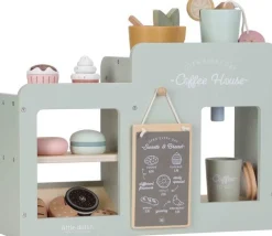 Little Dutch Houten Speelgoed * Houten Koffiehoek Mint FSC Multicolor