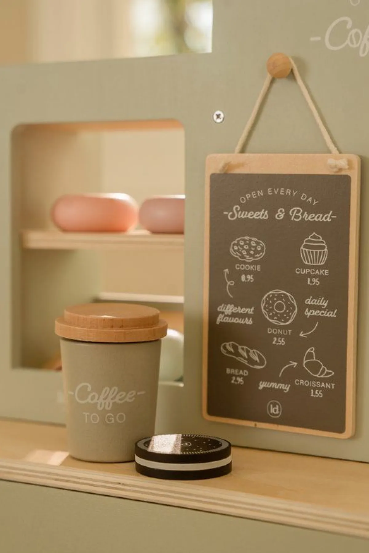 Little Dutch Houten Speelgoed * Houten Koffiehoek Mint FSC Multicolor