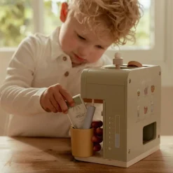 Little Dutch Houten Speelgoed * Houten Koffiezetapparaat Groen FSC