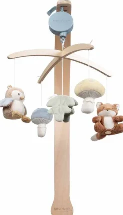 Little Dutch Houten Speelgoed * Houten Muziekmobiel Forest Friends FSC Multicolor