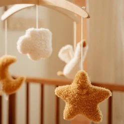 Little Dutch Houten Speelgoed * Houten Muziekmobiel Newborn Naturals Naturel