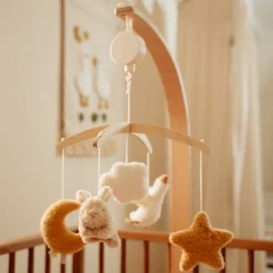Little Dutch Houten Speelgoed * Houten Muziekmobiel Newborn Naturals Naturel