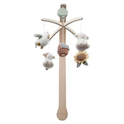 Little Dutch Muziek Mobiles * Houten Muziekmobiel Little Farm Naturel