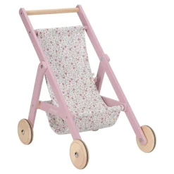 Little Dutch Houten Speelgoed * Houten Poppenbuggy FSC Roze