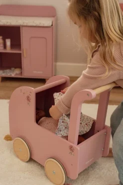 Little Dutch Houten Speelgoed * Houten Poppenwagen FSC